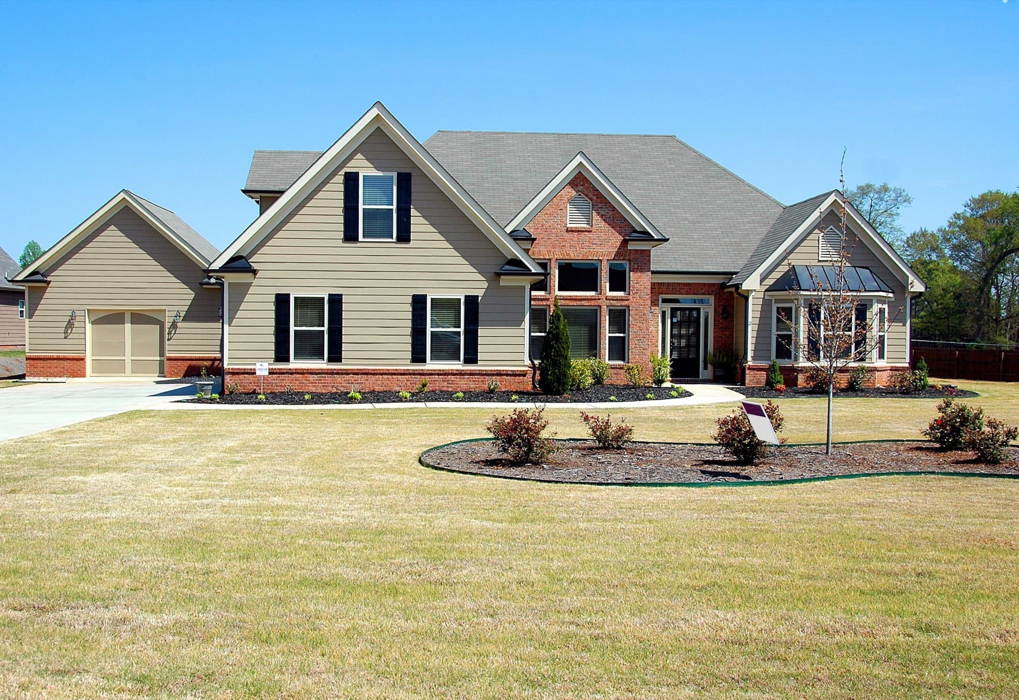A single-family American home